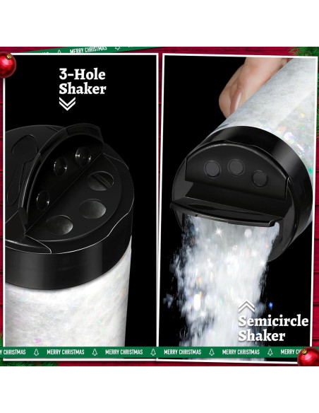 Purpurina Blanca Holográfica Gruesa LEOBRO 160g para Manualidades