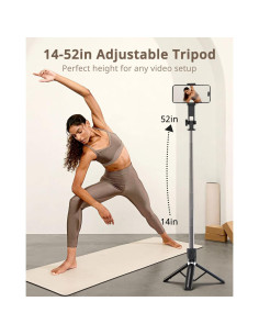 Trípode Extensible UBeesize 132 cm con Control Remoto para Selfie 2