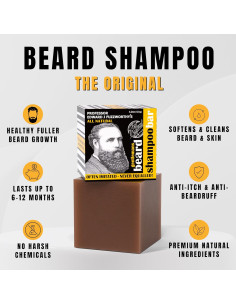 Champú para Barba Professor Fuzzworthy 120 g Natural 2