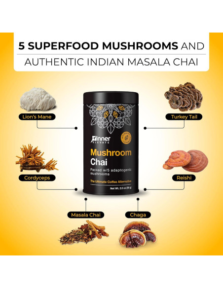 Bebida de Té de Hongos Adaptogénicos Inner Elevate 70.9g