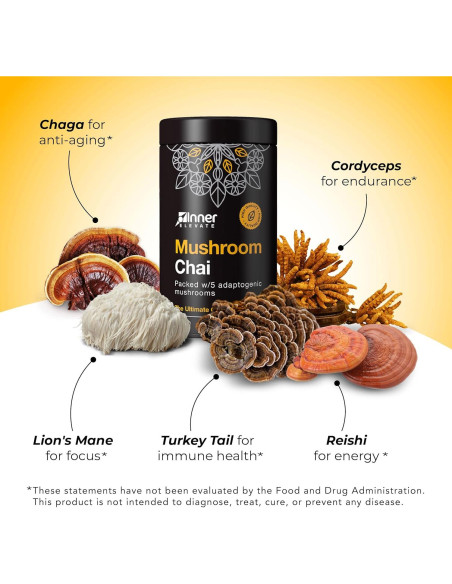Bebida de Té de Hongos Adaptogénicos Inner Elevate 70.9g
