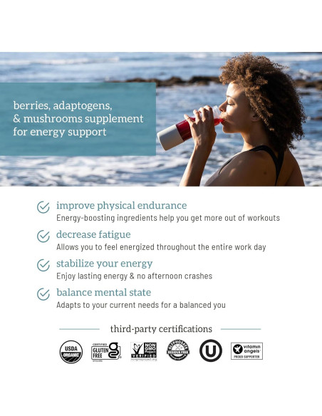 Organifi Jugo Rojo - Polvo Energético 283.5g - Sin Cafeína Organifi Jugo Rojo - Polvo Energético 283.5g - Sin Cafeína