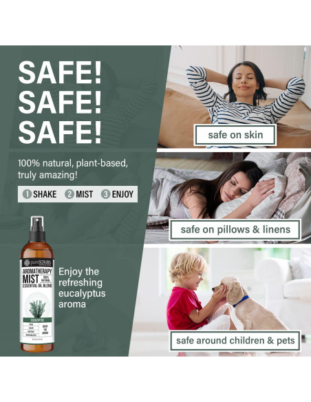 Spray de Aromaterapia Eucalipto 118ml pureSCRUBS Natural Spray de Aromaterapia Eucalipto 118ml pureSCRUBS Natural