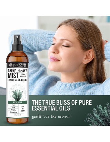 Spray de Aromaterapia Eucalipto 118ml pureSCRUBS Natural