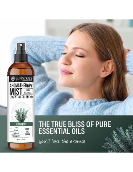 Spray de Aromaterapia Eucalipto 118ml pureSCRUBS Natural Spray de Aromaterapia Eucalipto 118ml pureSCRUBS Natural