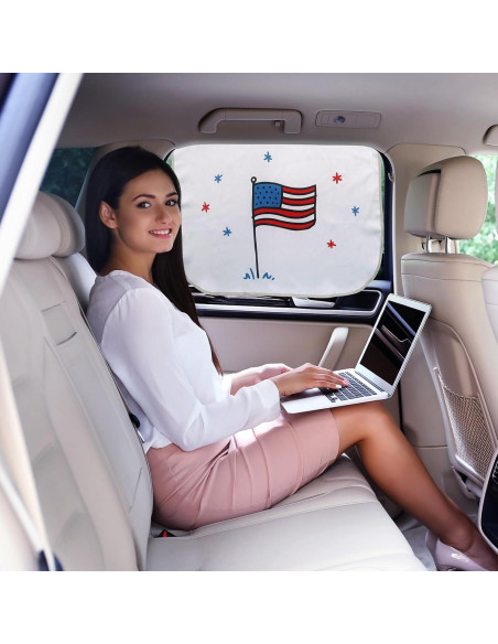 Sombrilla Solar para Ventanas de Auto LoyaGour 70x50cm