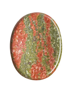 Piedra de Preocupación Unakite Fekuar Ovalada 49x35mm