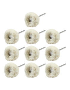 20 Ruedas de Pulido Algodón LDEXIN 25mm Eje 2.35mm