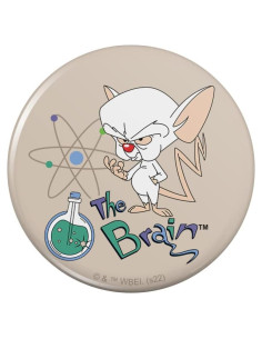 Imán de Botón Pinky y El Cerebro 5.7 cm - Graphics & More