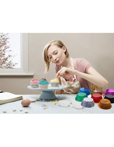 Forros de Cupcake Hadoife - 500 Piezas de Papel Colorido