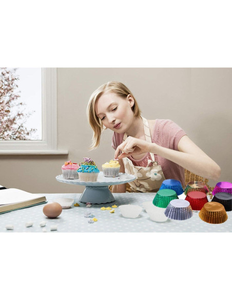 Forros de Cupcake Hadoife - 500 Piezas de Papel Colorido