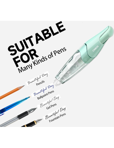 Cinta Correctora Retráctil CINBOS CS-25 Blanca con 2 Recargas