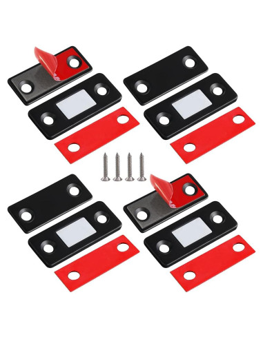 Cierre Magnético Jiayi 4 Paquete Ultra Fino para Gabinetes