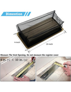 Cubierta de Registro de Piso RXSIAT 10x25 cm 6 Piezas Malla 2