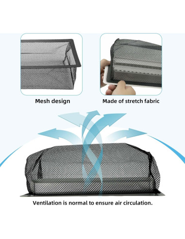 Cubierta de Registro de Piso RXSIAT 10x25 cm 6 Piezas Malla