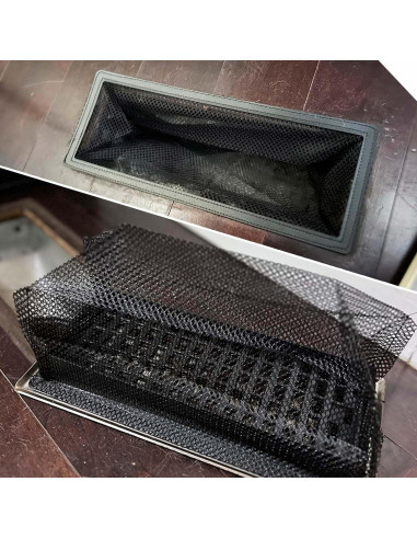 Cubierta de Registro de Piso RXSIAT 10x25 cm 6 Piezas Malla