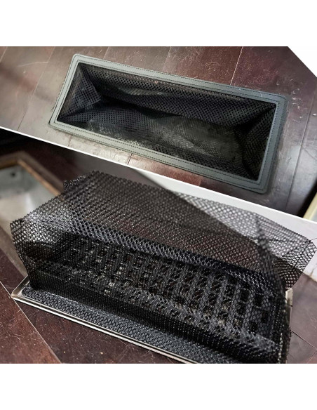 Cubierta de Registro de Piso RXSIAT 10x25 cm 6 Piezas Malla