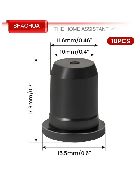 Kit 30PCS Conectores de Cable IP68 SHAOHUA 1/2" NPT