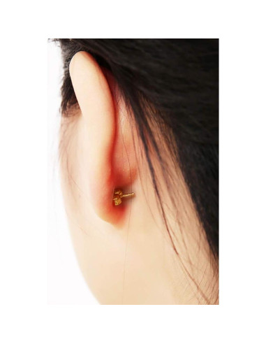 Respaldos de Aretes de Oro 14K ERT - 6 Piezas Hipoalergénicas