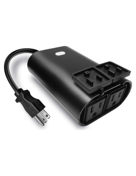 Enchufe Inteligente Doble EVA LOGIK ZW97 Impermeable Z-Wave