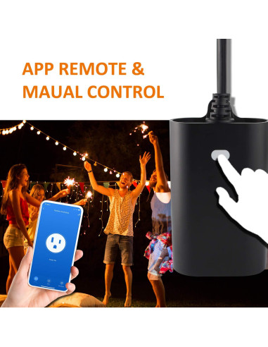 Enchufe Inteligente Doble EVA LOGIK ZW97 Impermeable Z-Wave