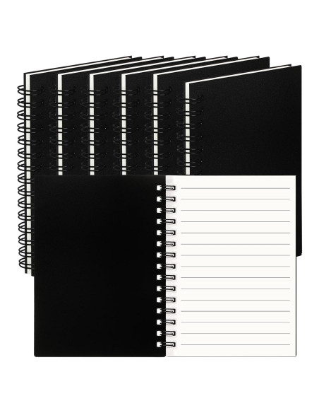 Paquete de 4 Cuadernos Espirales Impermeables Saypacck 10x14 cm