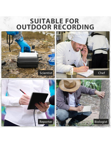 Paquete de 4 Cuadernos Espirales Impermeables Saypacck 10x14 cm