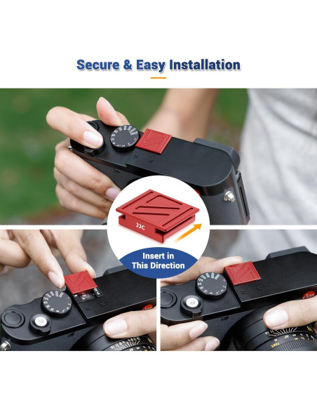 Cubierta de Zapata Caliente Jinjiacheng para Leica Q3 43 - Negro