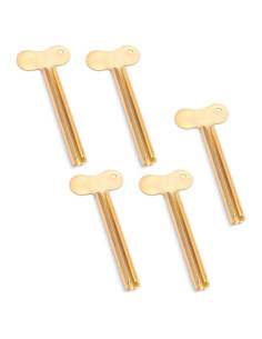 Paquete de 5 exprimidores de pasta de dientes ASUNFO dorado