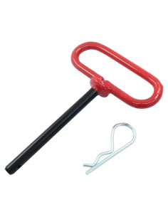 Pasador de Remolque y Clip R Moicstiy 10.16 cm Acero Rojo