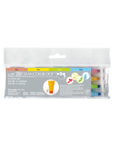 Marcadores Kuretake CLEAN COLOR DOT Set 4 Colores Doble Punta