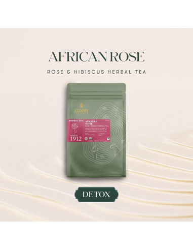 Té de Hibisco Rosa Orgánico Luxmi Estates - 50 Bolsitas