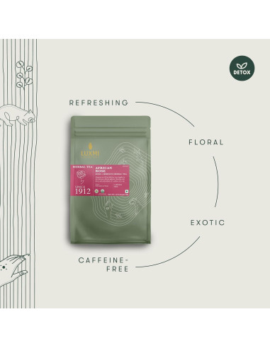 Té de Hibisco Rosa Orgánico Luxmi Estates - 50 Bolsitas