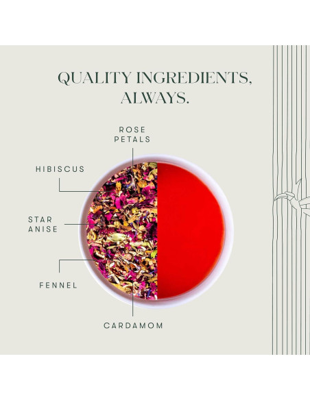 Té de Hibisco Rosa Orgánico Luxmi Estates - 50 Bolsitas Té de Hibisco Rosa Orgánico Luxmi Estates - 50 Bolsitas