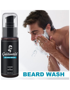 Kit de Cuidado de Barba GoldWorld con Jabón y Aceite 2