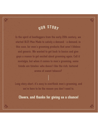 Espray Corporal Masculino 18.21 Man Made 96.39 ml Madera de Caoba