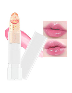 Barra de Labios Gel BINGBRUSH Flor Rosa Hidratante Cambio Color