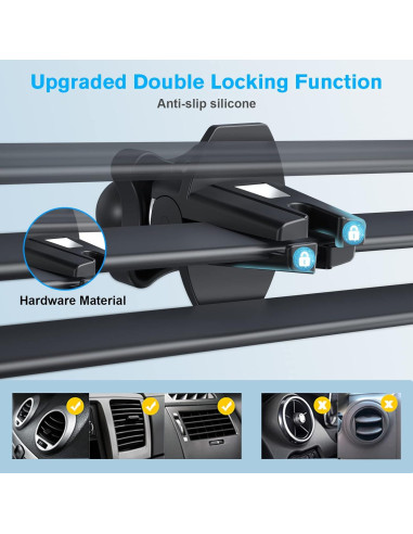 Clip Mejorado OHLPRO para Soporte de Teléfono en Auto, 16mm