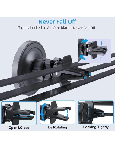 Clip Mejorado OHLPRO para Soporte de Teléfono en Auto, 16mm