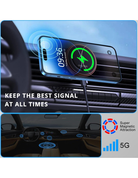 Clip Mejorado OHLPRO para Soporte de Teléfono en Auto, 16mm