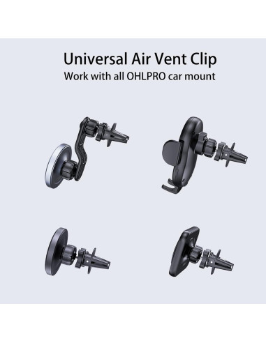 Clip Mejorado OHLPRO para Soporte de Teléfono en Auto, 16mm
