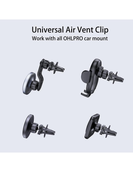 Clip Mejorado OHLPRO para Soporte de Teléfono en Auto, 16mm