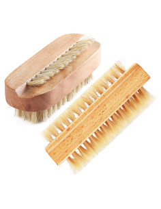 Cepillo de Uñas de Bambú Sotong - 2 Piezas, Flexible y Ecológico