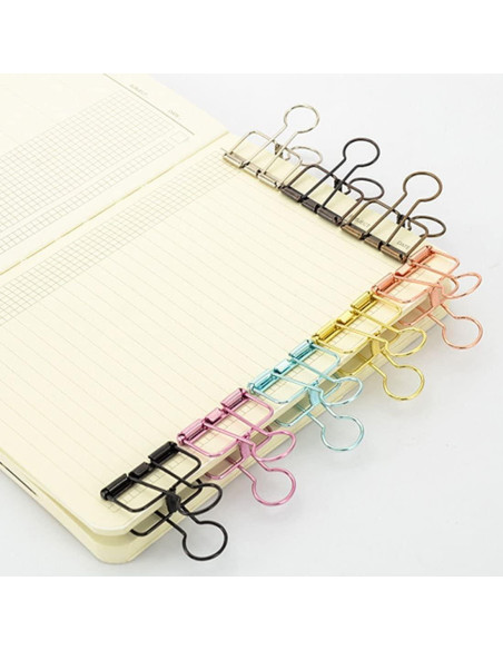 Clips de papel M BAMI-LEE House, paquete de 10, bronce