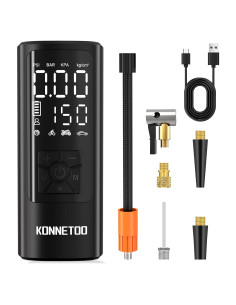 Inflador Portátil KONNETOO Compresor de Aire 150 PSI
