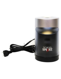 Sacapuntas Eléctrico Vertical School Smart, Negro y Gris