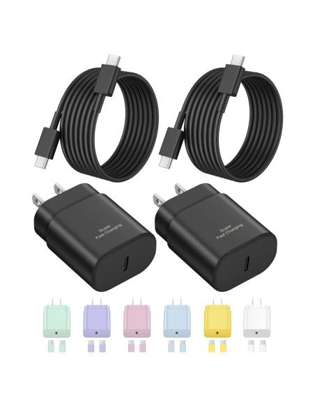 Cargador Rápido Tipo C Novobit 25W para iPhone y Samsung