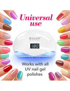 Lámpara de Uñas UV LED OVLUX 180W con Adaptador - Secador Rápido 2
