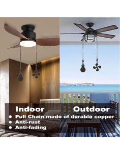 Juego de Extensores de Cadena para Ventilador de Techo Akahttbn 30.48 cm 2