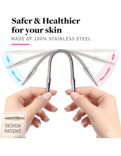 R.E.M Spring Removedor de Vello Facial Acero Inoxidable 2